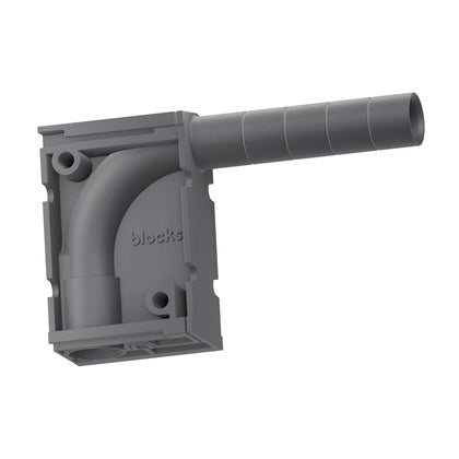Rörböj 90° Blocks 16mm (Rexel)