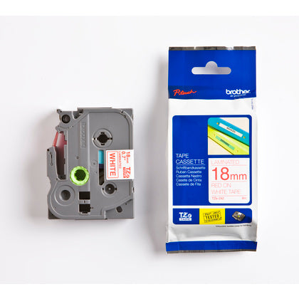 TAPE 18MM RÖD/VIT (Rexel)