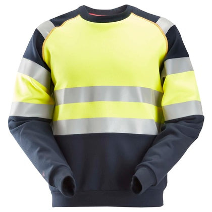 Sweatshirt Marin/Gul KL1 PW L (Rexel)