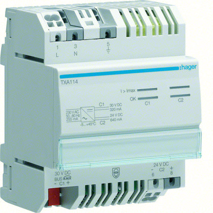Strömf KNX 1x 30V DC+1x 24V DC (Rexel)