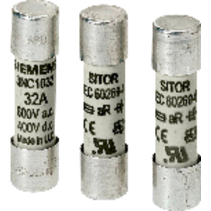 Cyl.säkring aR 10x38 12A 600V (Rexel)
