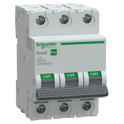 Minibryt Easy9 3P C20A 10000A (Rexel)