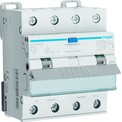 Personskbr 4P 10kA C40A 300mA (Rexel)