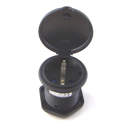 Bordsuttag 230V svart (Rexel)