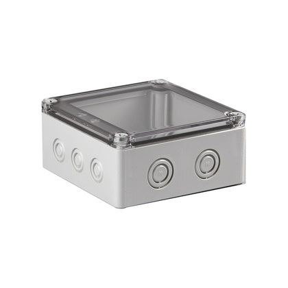 KAPSL PC TRANSP L 125X125X60 (Rexel)