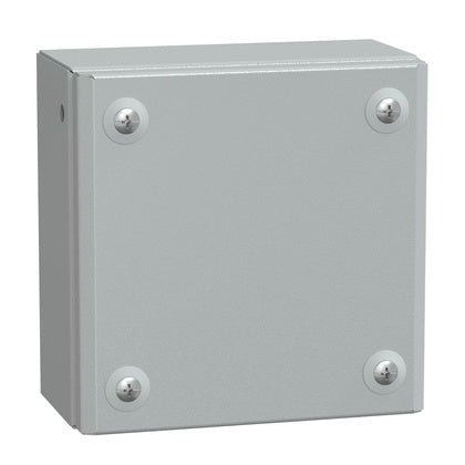 Plåtkapsling slät 150x150x80 (Rexel)