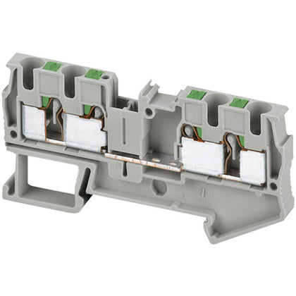 Push-in plint 4 pol 4mm² grå (Rexel)