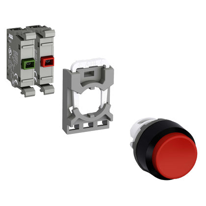 TRYCKKNAPP RÖD 1NO 1NC (Rexel)