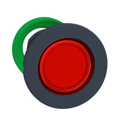Lampkalott plast infälld röd (Rexel)