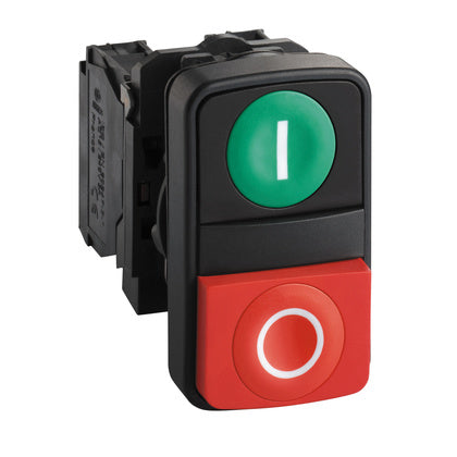 DUBBELTRYCKKNAPP 1SL+1BR (Rexel)