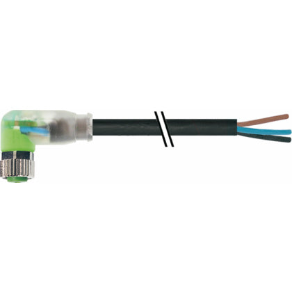 Kablage 3P M8 ho90° A LED 10m (Rexel)