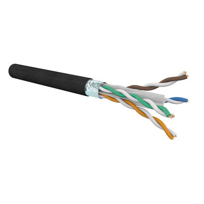 KAT6 UTOMHUS F/UTP SVART T500 (Rexel)