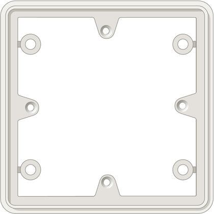 Väggram 1-fack 84*84 26mm (Rexel)
