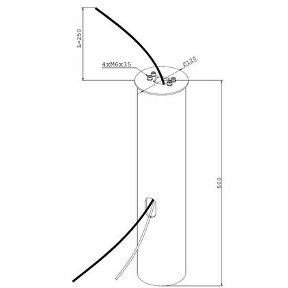 Adapter betongfundament 1909 (Rexel)