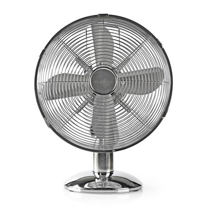 Bordsfläkt i metall 30 cm (Rexel)