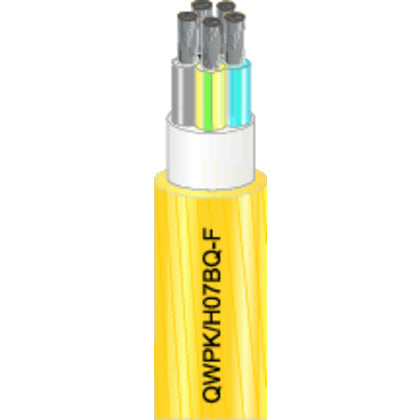 QWPK 5G2,5 RIB GUL (Rexel)