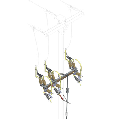 Kabelfrånskiljare avled 24kV (Rexel)