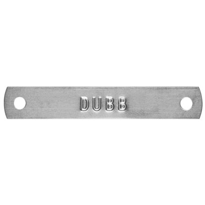 Märkbricka TELE "DUBB" (Rexel)