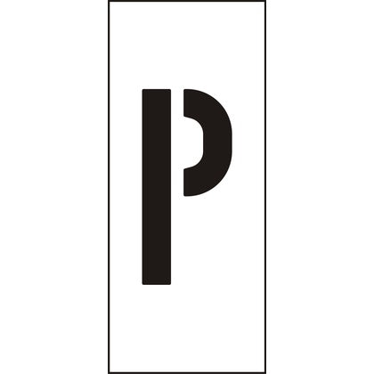 Märksyst H25 Vit Bokstav P (Rexel)
