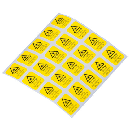 Varningsdekal, 14x18mm, 20st (Rexel)