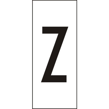 Märksyst H10 Vit Bokstav Z (Rexel)