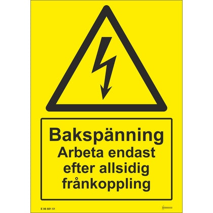 Dekal Bakspänning Arbeta A5 (Rexel)