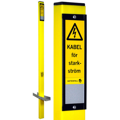 Kabelm stolpe V-fall 1200mm (Rexel)