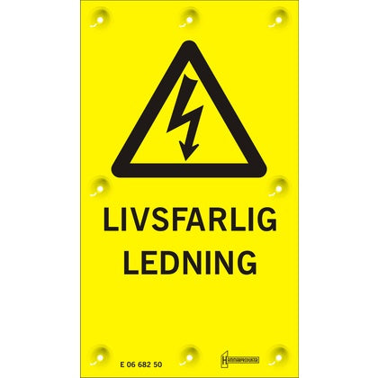 Skylt Livsf ledn märkplats A6 (Rexel)