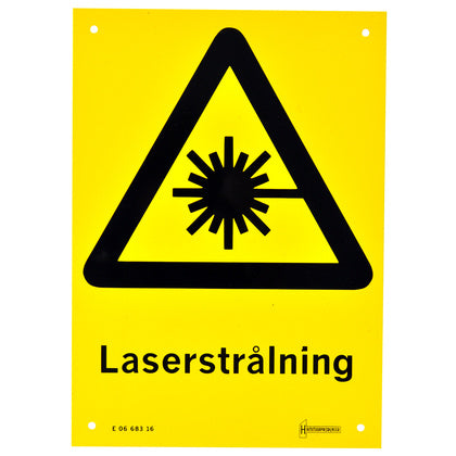 Skylt Laserstrålning A5 (Rexel)
