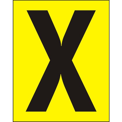 Märksyst H50 Gul Vertikal X (Rexel)
