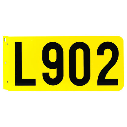 Flygnummerskylt F24 4 tecken (Rexel)