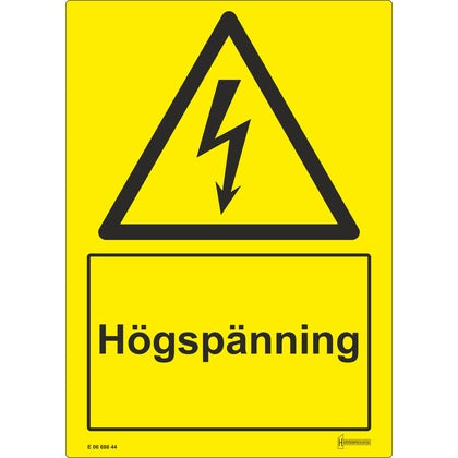 Dekal Högspänning A5 (Rexel)