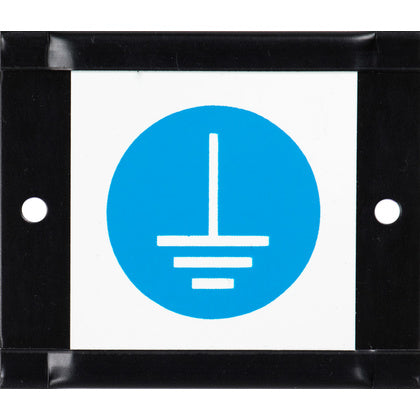 Skylt Jordsymbol 60x50mm (Rexel)