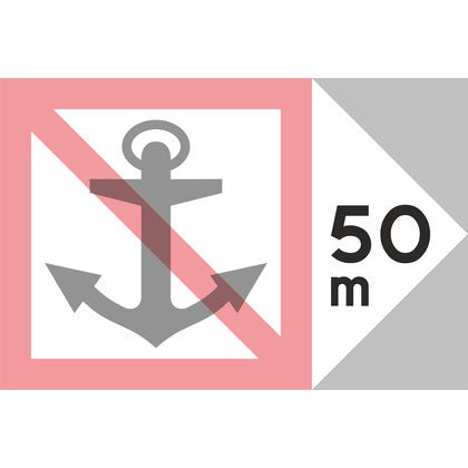 Skylt Förb omr pil hö1000mm (Rexel)