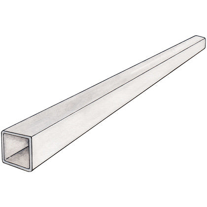 Fyrkantsstolpe 80x80 6000mm (Rexel)