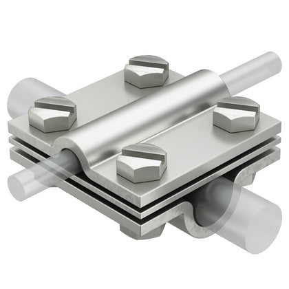 Korsklämma 8-10mm x 16mm V4A (Rexel)
