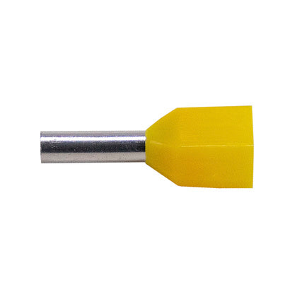 Twinändhylsa isol 1mm² L8 (Rexel)