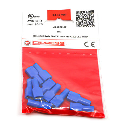 FLATSTIFTHYLSA 1,5-2,5mm² isol (Rexel)