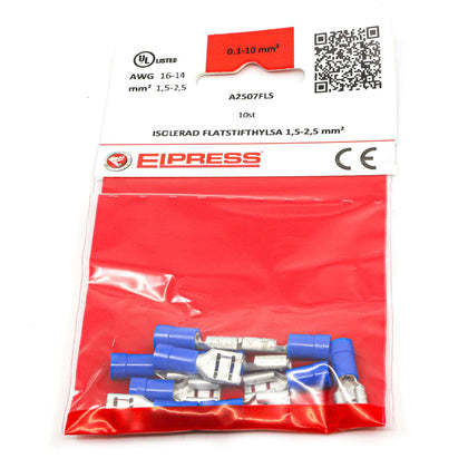 FLATSTIFTHYLSA 1,5-2,5mm² 10-p (Rexel)