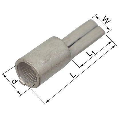 STIFT OISOLERAT 10mm² (Rexel)