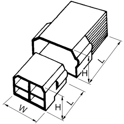 KOPPLINGSBLOCK F FLST 4P L33 (Rexel)
