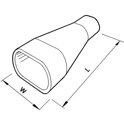 ISOLERHYLSA FLST.ANSLUT L23 (Rexel)