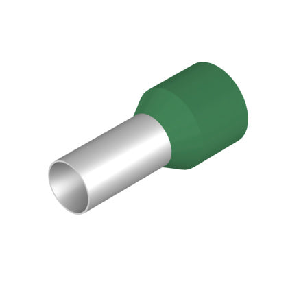 Ändhylsa 16 12mm grön Påse/100 (Rexel)