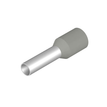 Ändhylsa 4,0 10mm grå Påse/500 (Rexel)