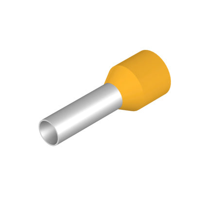 Ändhylsa 6,0 12mm gul Pås/100 (Rexel)