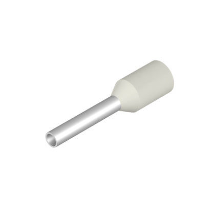 Ändhylsa 0,75 8mm vit Påse/500 (Rexel)