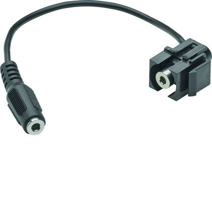 3.5mm uttag kabel-0,2m (Rexel)