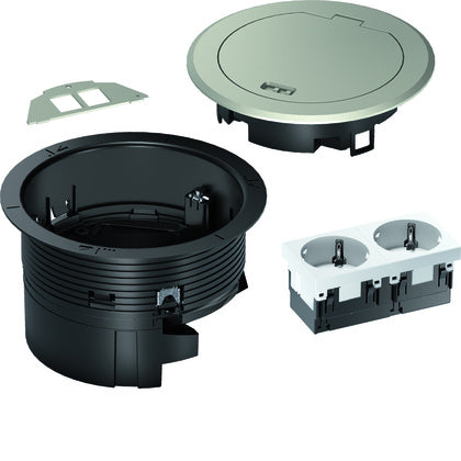 Golvboxset klaffl 120 IP66 Sil (Rexel)