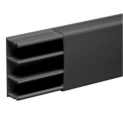 Minikanal 60x25 PVC Svart (Rexel)