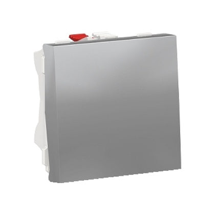 Brytare 1pol trapp 10A 2m alu (Rexel)